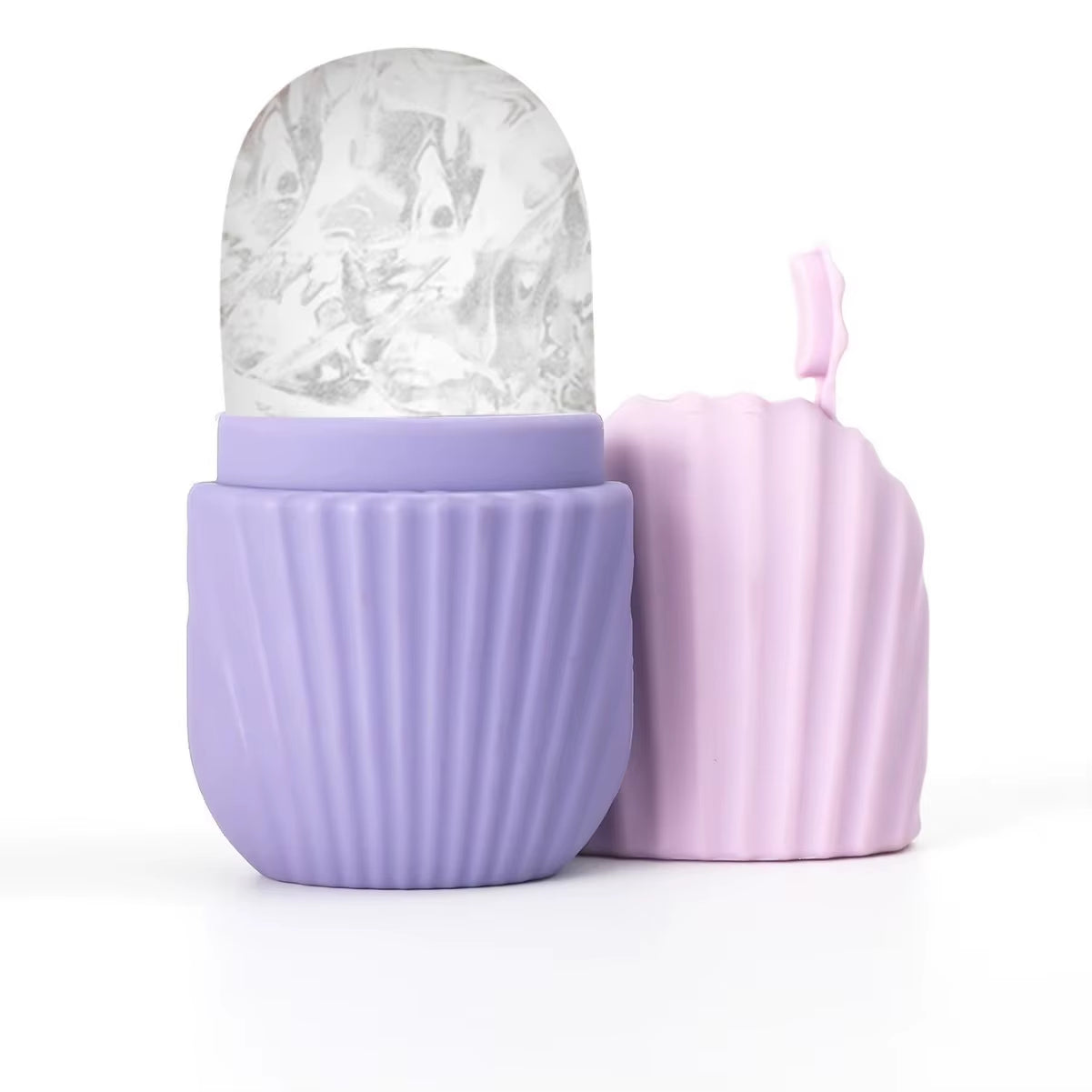 Ice Face Roller Facial Lifting Contouring Tools Silicone Ice Cube Face Massager Neck Eye Massage Roller Beauty Skin Care Tools