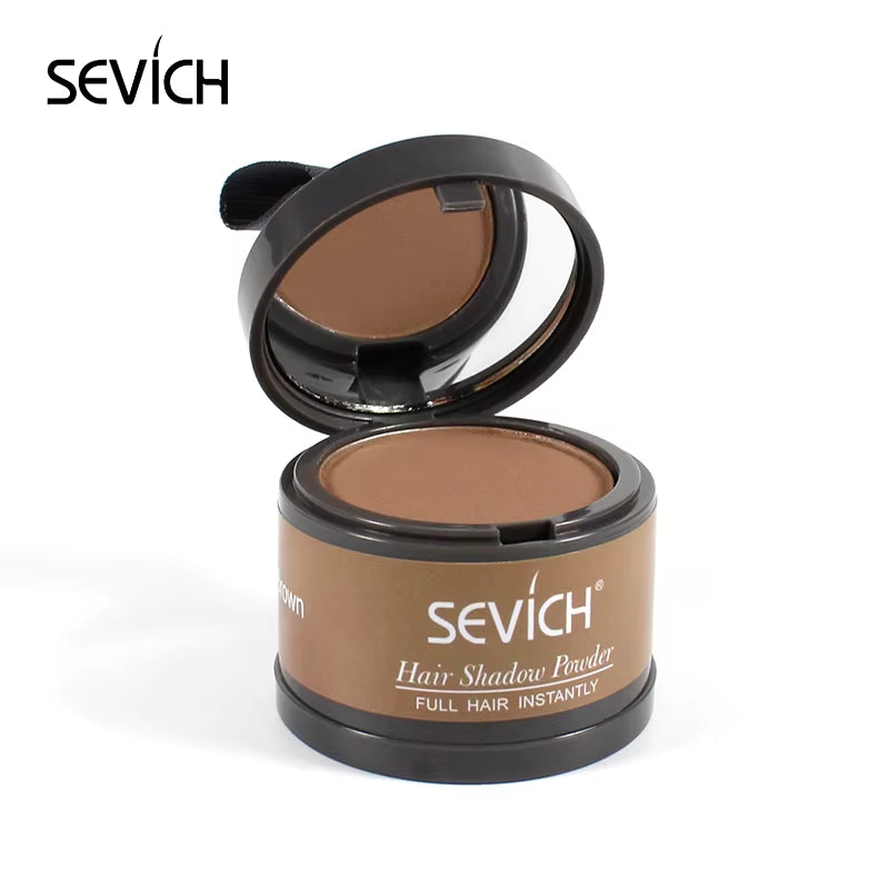 Sevich Hair Line Powder 4G Black Root Cover up Natural Instant Waterproof Hairline Shadow Powder Hair Concealer Coverage 13Color