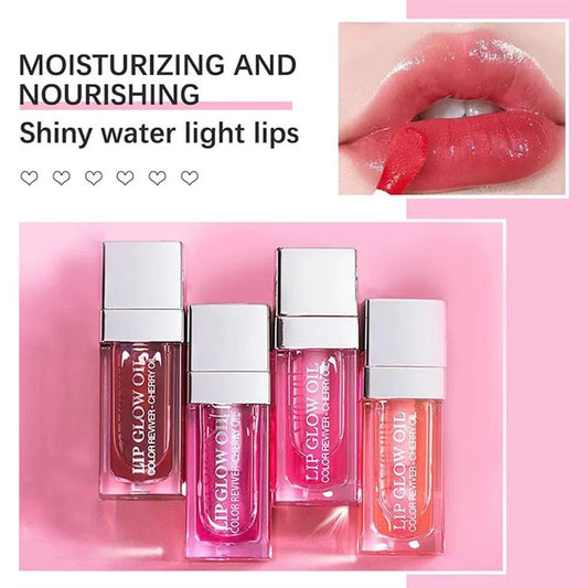 6Ml Hydrating Lip Oil Hydrating Plumping Lip Gloss Balm Lip Maximizer Lip Gloss Moisturizing Lipstick Tinted Lip Plumper Serum