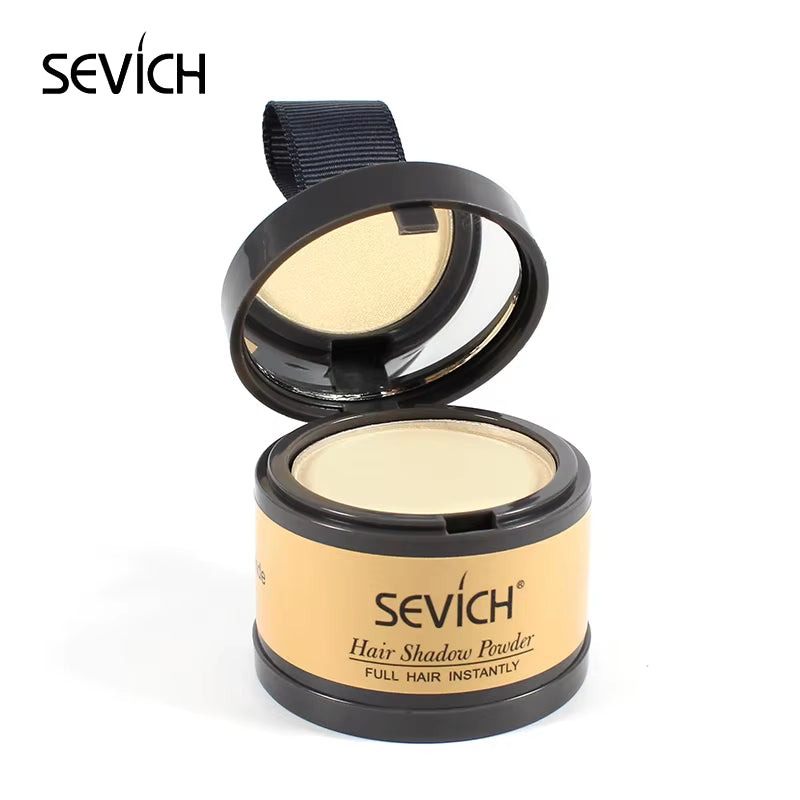Sevich Hair Line Powder 4G Black Root Cover up Natural Instant Waterproof Hairline Shadow Powder Hair Concealer Coverage 13Color