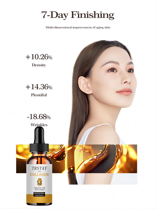 Hyaluronic Acid Ve&Collagen Facial Essence Hyaluronic Acid Essence Shrinks Pores, Reduces Fine Lines, Nourishes Skin, and Cleans