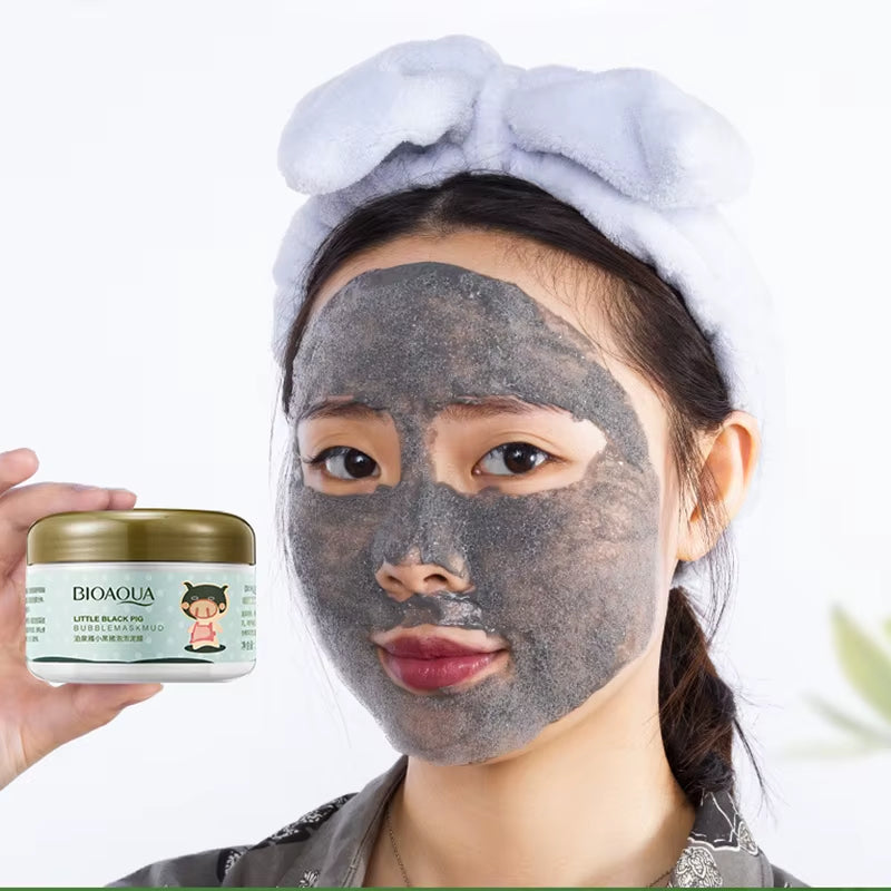 BIOAQUA Collagen Moisturizing Face Mask Deep Cleaning Blackhead Removal Oil Control anti Wrinkle Facial Mask Mud Skin Care