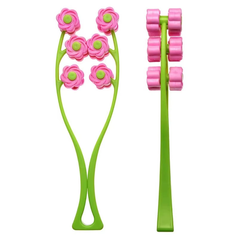 Facial Massager Roller Portable Flower Shape anti Wrinkle Face-Lift Slimming Face Relaxation Massage Roller Beauty Tools Hot