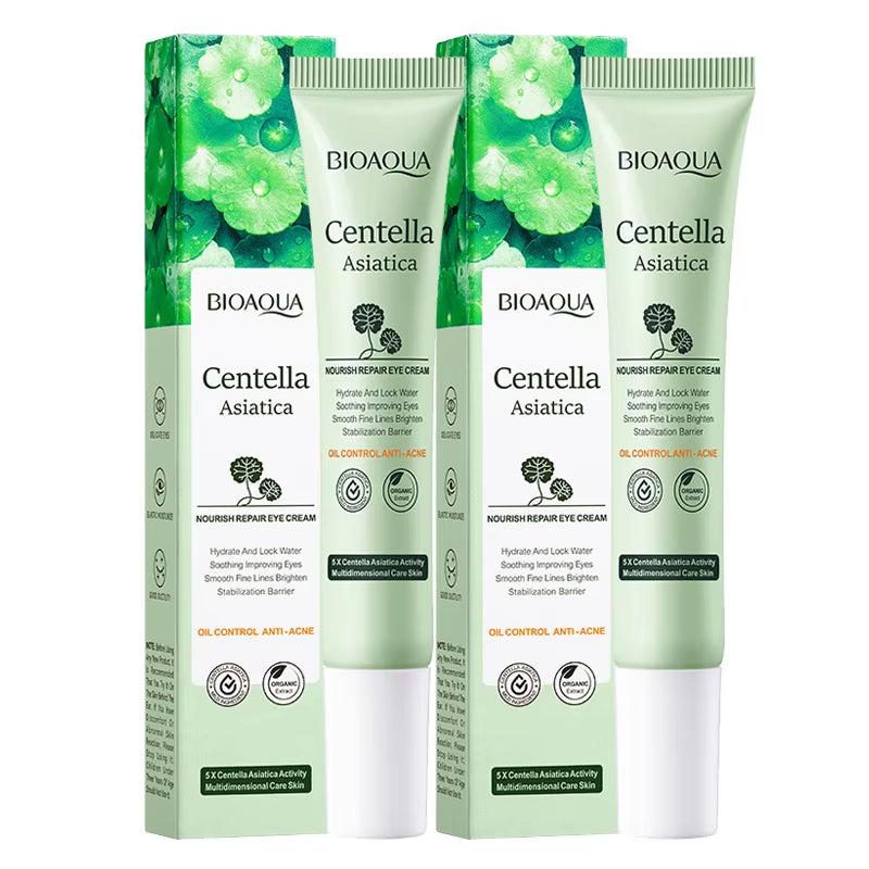 1/2/3Pcs BIOAQUA Centella Asiatica Eye Cream anti Dark Circles Removal Eye Bags Moisturizing Firming Eyes Creams Skin Care