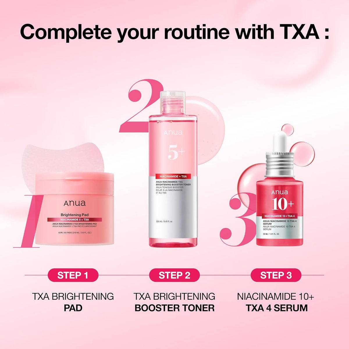 Niacinamide 10 + TXA 4 Serum, Korean Skincare, 1.01 Fl.Oz | Dark Spot Care, Hyaluronic Acid, Tranexamic Acid, Lightweight & Hydrating All-In-One Daily Facial Serum for Glass Skin