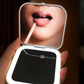 USB Portable Hand Held Pocket Makeup Mirror LED Vanity Mirror with Touch Screen Dimming Makeup Mirror
