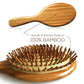 Premium Wooden Bamboo Hair Brush Improve Hair Growth Wood Hairbrush Prevent Hair Loss Comb Bamboo Comb Teeth