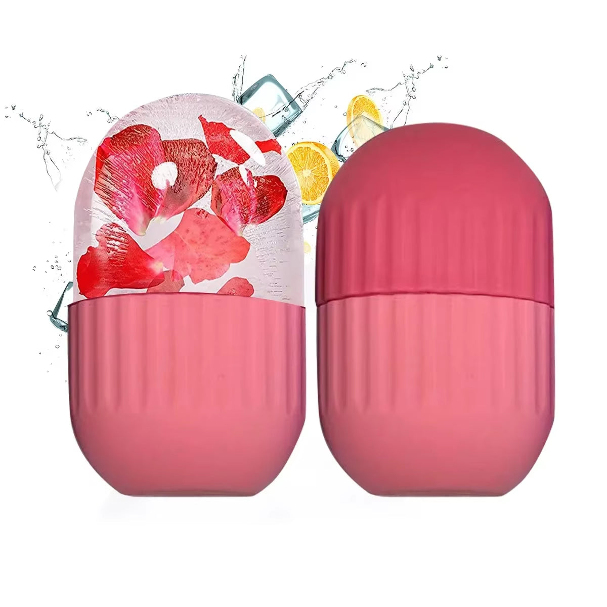 Ice Face Roller Facial Lifting Contouring Tools Silicone Ice Cube Face Massager Neck Eye Massage Roller Beauty Skin Care Tools