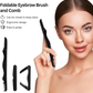 Eyelash Curlers Kit for Women W Lash Curler, Eyelash Comb Seperator, Eyeshadow Brush, Eyelash Extension Tweezers, Foldable Eyebrow Razor Comb, 10 Silicone Refills Pads for Natural Eyelashes