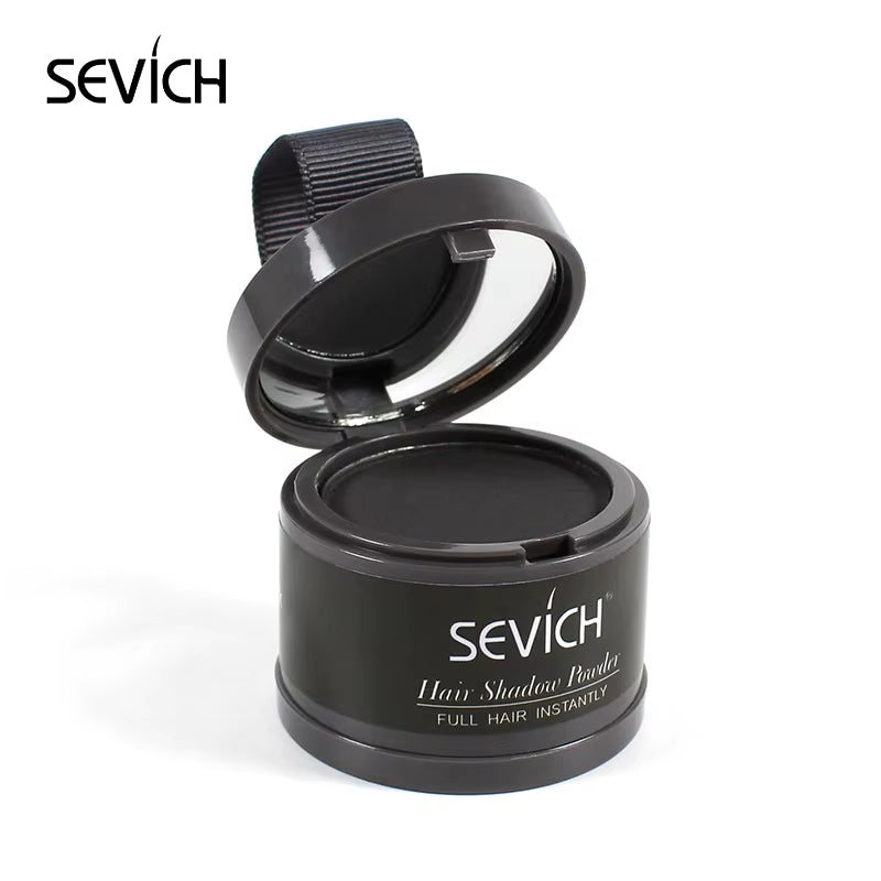 Sevich Hair Line Powder 4G Black Root Cover up Natural Instant Waterproof Hairline Shadow Powder Hair Concealer Coverage 13Color