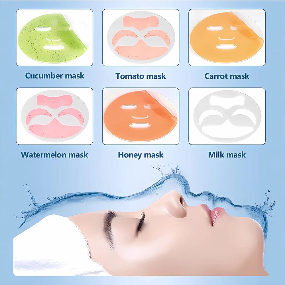 DIY Face Mask Maker Smart Mask Facial Beauty Device Electric Automatic Fruit Natural Vegetable Collagen Mask Machine