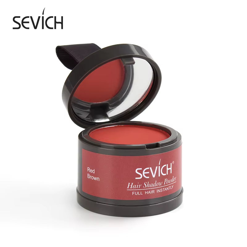 Sevich Hair Line Powder 4G Black Root Cover up Natural Instant Waterproof Hairline Shadow Powder Hair Concealer Coverage 13Color