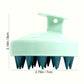 Silicone Shampoo Scalp Hair Massager Head Body Scalp Massage Brush Scalp Massage Brush Comb Magic Handle Brush Spa Massage Brush