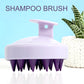 Silicone Shampoo Scalp Hair Massager Head Body Scalp Massage Brush Scalp Massage Brush Comb Magic Handle Brush Spa Massage Brush