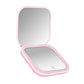 USB Portable Hand Held Pocket Makeup Mirror LED Vanity Mirror with Touch Screen Dimming Makeup Mirror