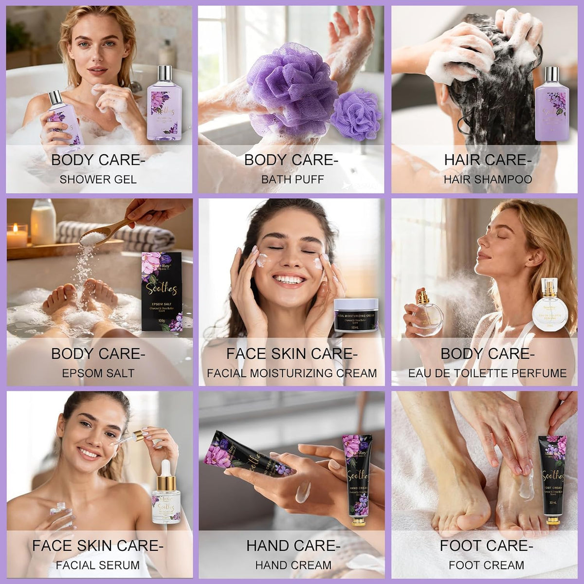 Birthday Gifts for Women Spa Gift Baskets Bath Set for Women Self Care Kit