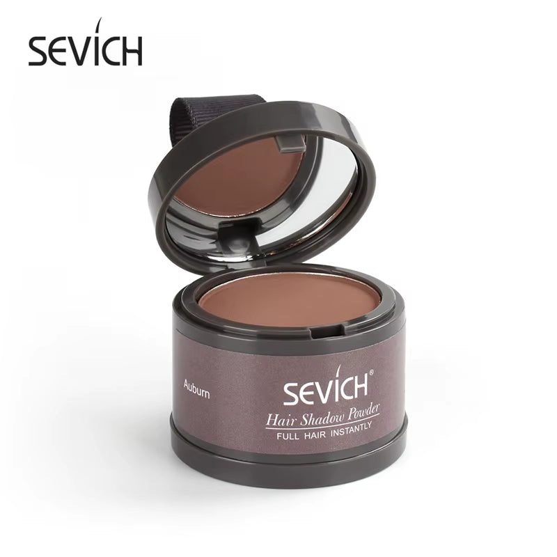 Sevich Hair Line Powder 4G Black Root Cover up Natural Instant Waterproof Hairline Shadow Powder Hair Concealer Coverage 13Color