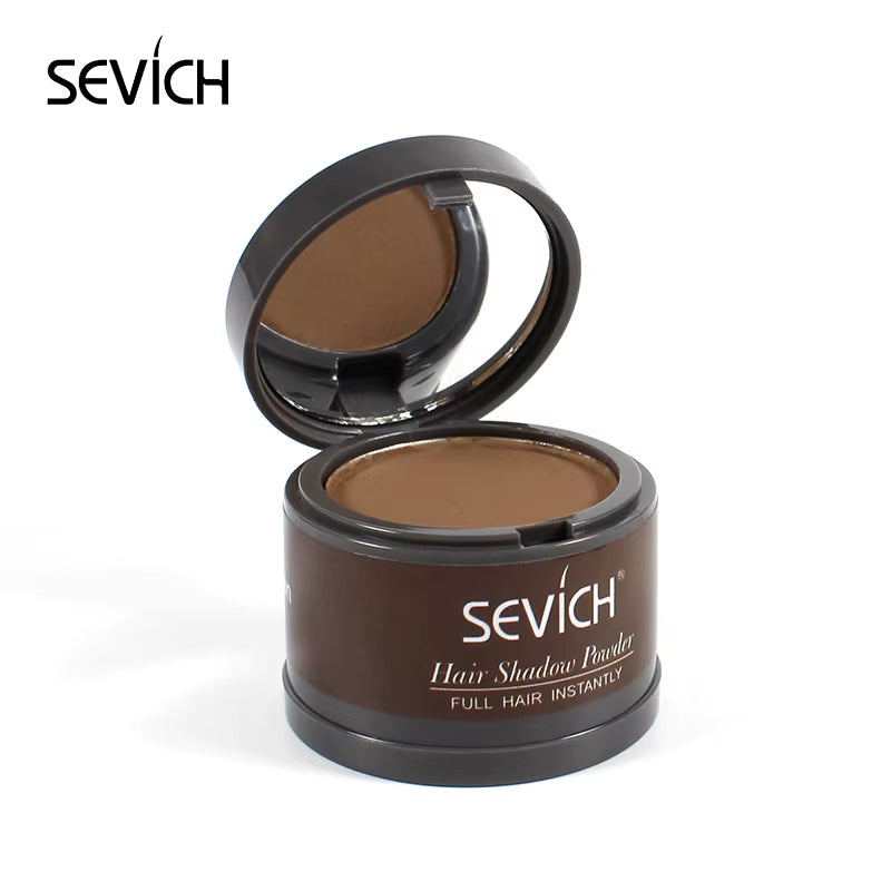 Sevich Hair Line Powder 4G Black Root Cover up Natural Instant Waterproof Hairline Shadow Powder Hair Concealer Coverage 13Color