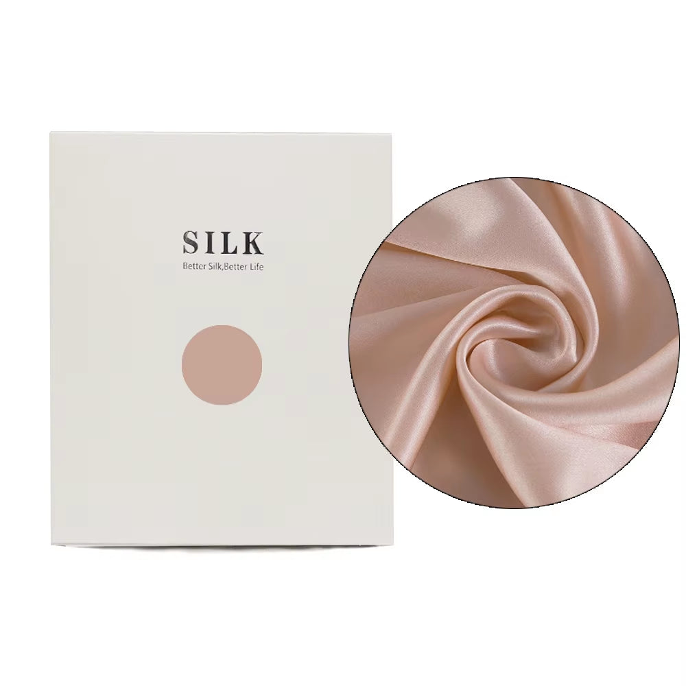 100% Pure Real Silk Pillowcase Two Sides Natural Mulberry Silk Pillow Case with Hidden Zipper Soft Breathable Good for Hair&Skin