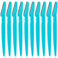 3/10Pcs Stainless Steel Eyebrow Razors for Women and Men - Multipurpose Exfoliating Dermaplaning Tools with Protective Cap