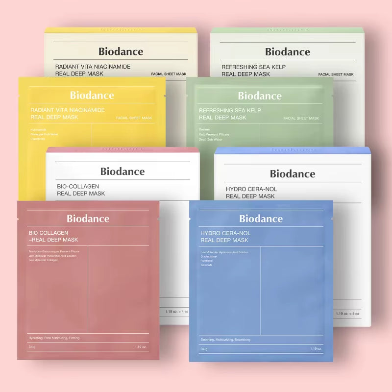 BIODANCE Bio-Collagen Deep Hydrating Gel Mask, Nighttime Moisturizing, Shrinking Pores, Improving Elasticity, Deep Hydration