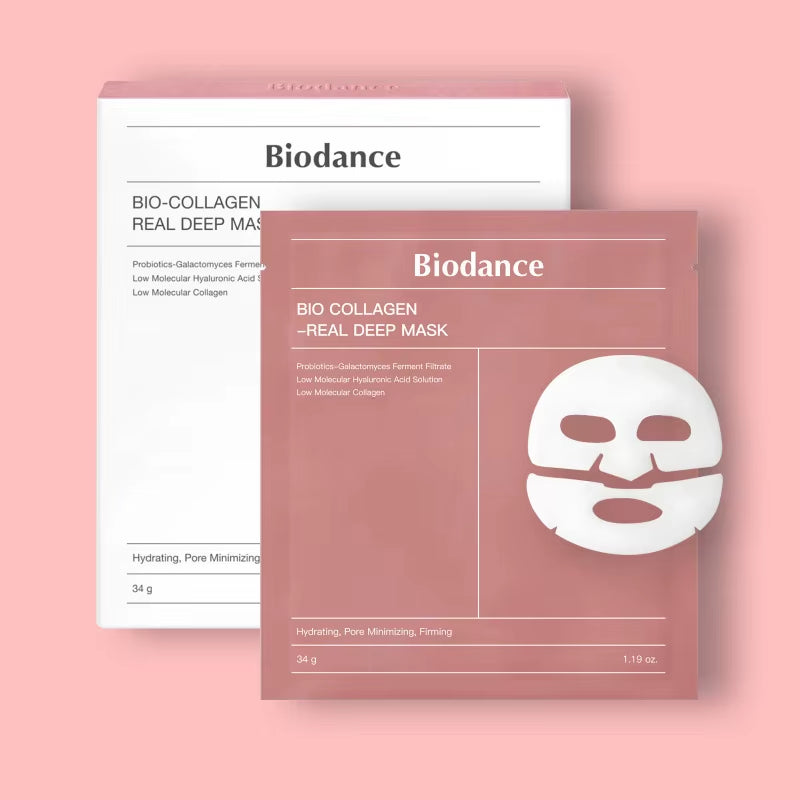 BIODANCE Bio-Collagen Deep Hydrating Gel Mask, Nighttime Moisturizing, Shrinking Pores, Improving Elasticity, Deep Hydration