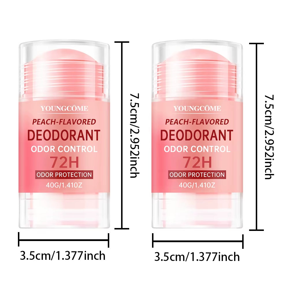Women'S Peach Vanilla Deodorant Lotion Multiple Fruits Perfume Remove Armpit Odor Underarm Atmosphere Long Lasting Fragrance