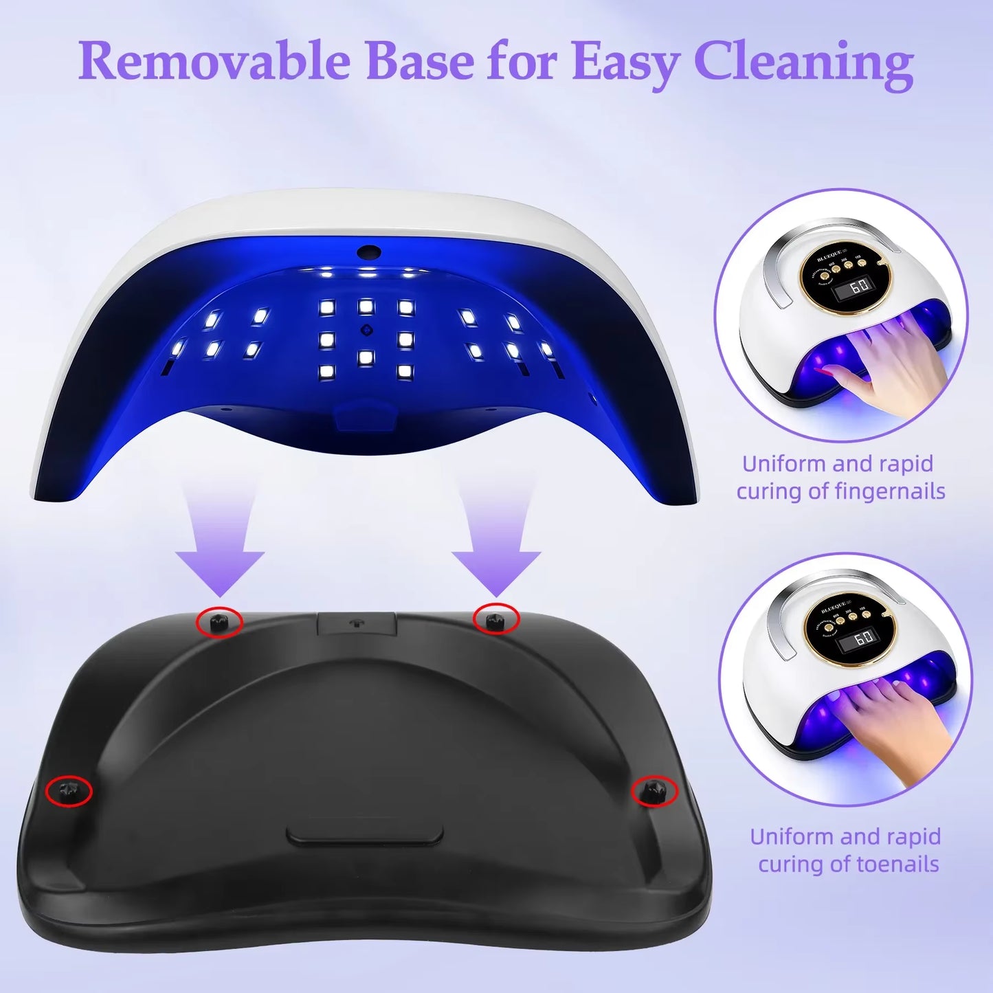 Professional Nail Dryer Lamp Infrared Sensor LED Manicure Lamp for Quick Curing All UV Gel Nail Polish Nail Drying Salon Tools