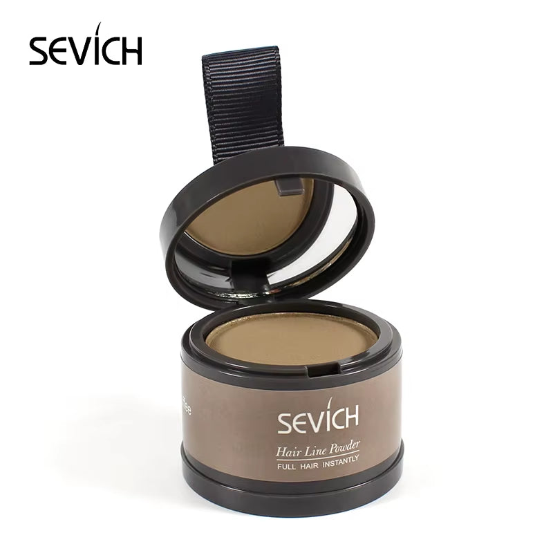 Sevich Hair Line Powder 4G Black Root Cover up Natural Instant Waterproof Hairline Shadow Powder Hair Concealer Coverage 13Color