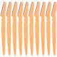 3/10Pcs Stainless Steel Eyebrow Razors for Women and Men - Multipurpose Exfoliating Dermaplaning Tools with Protective Cap
