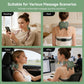 Neck Massager, Bionic Heated Massager, Cordless Portable Shiatsu Neck and Back Massager, 4D Kneading Massage, Simulated Human Hand Design for Pain Relief Deep Tissue and Muscle Relax