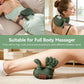 Neck Massager, Bionic Heated Massager, Cordless Portable Shiatsu Neck and Back Massager, 4D Kneading Massage, Simulated Human Hand Design for Pain Relief Deep Tissue and Muscle Relax