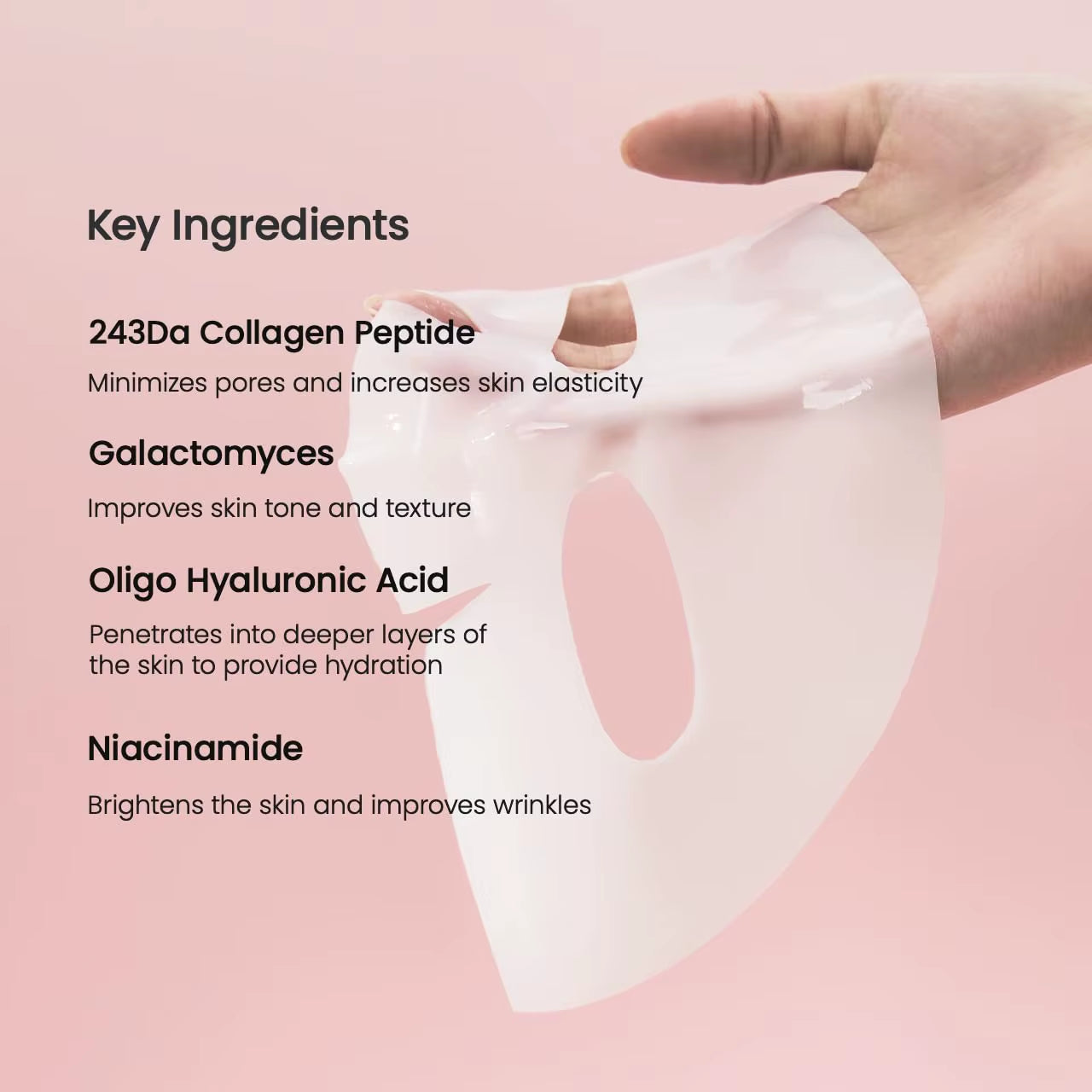 BIODANCE Bio-Collagen Deep Hydrating Gel Mask, Nighttime Moisturizing, Shrinking Pores, Improving Elasticity, Deep Hydration