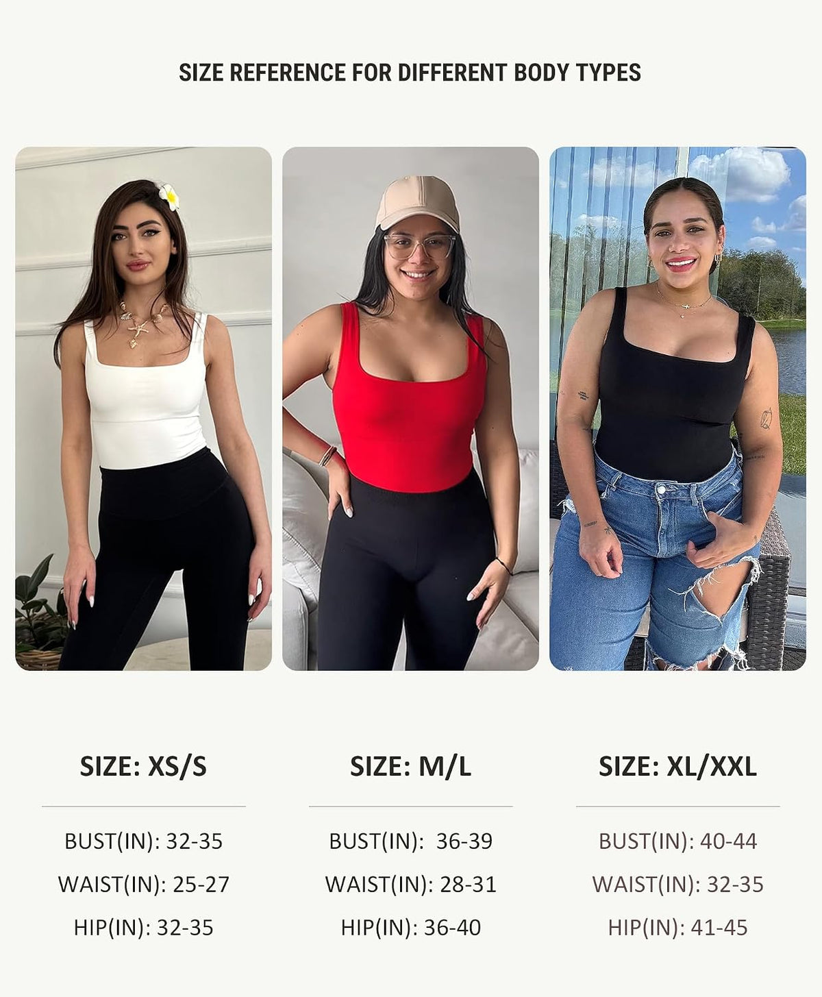 Bodysuit Seamless Square Neck Tummy Control Shapewear Bodysuit