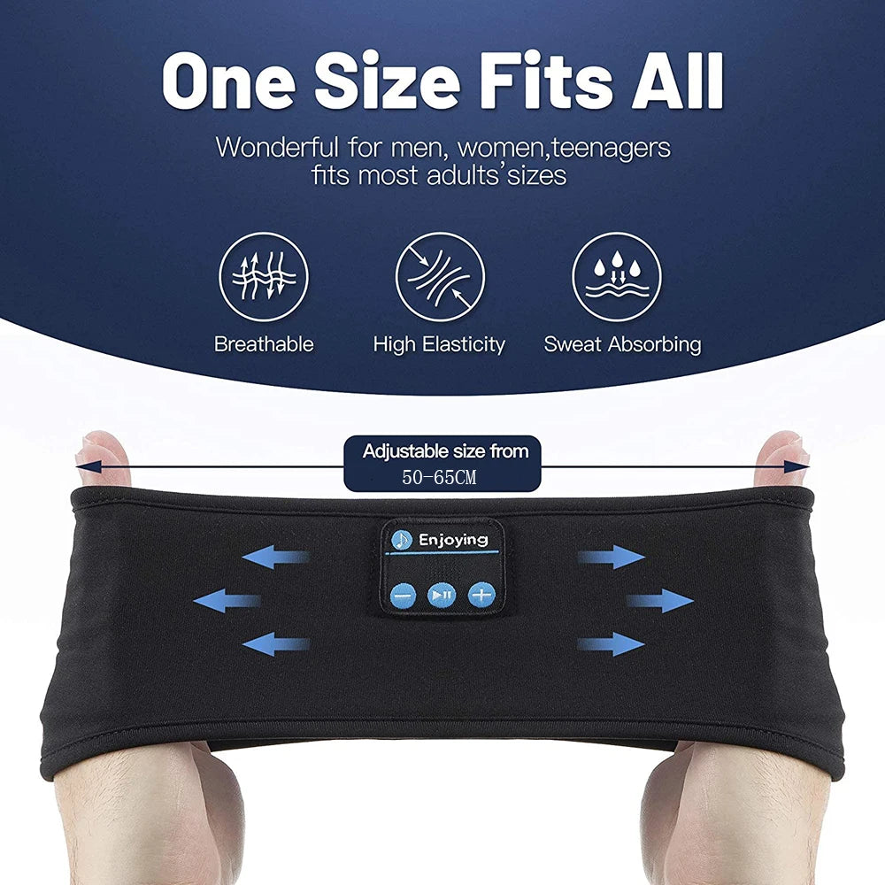 Sleep Headband, Enjoying Wireless Sleep Earbuds Noise Cancelling Headband Bluetooth Headphones with Speakers, for Sleep,Workout