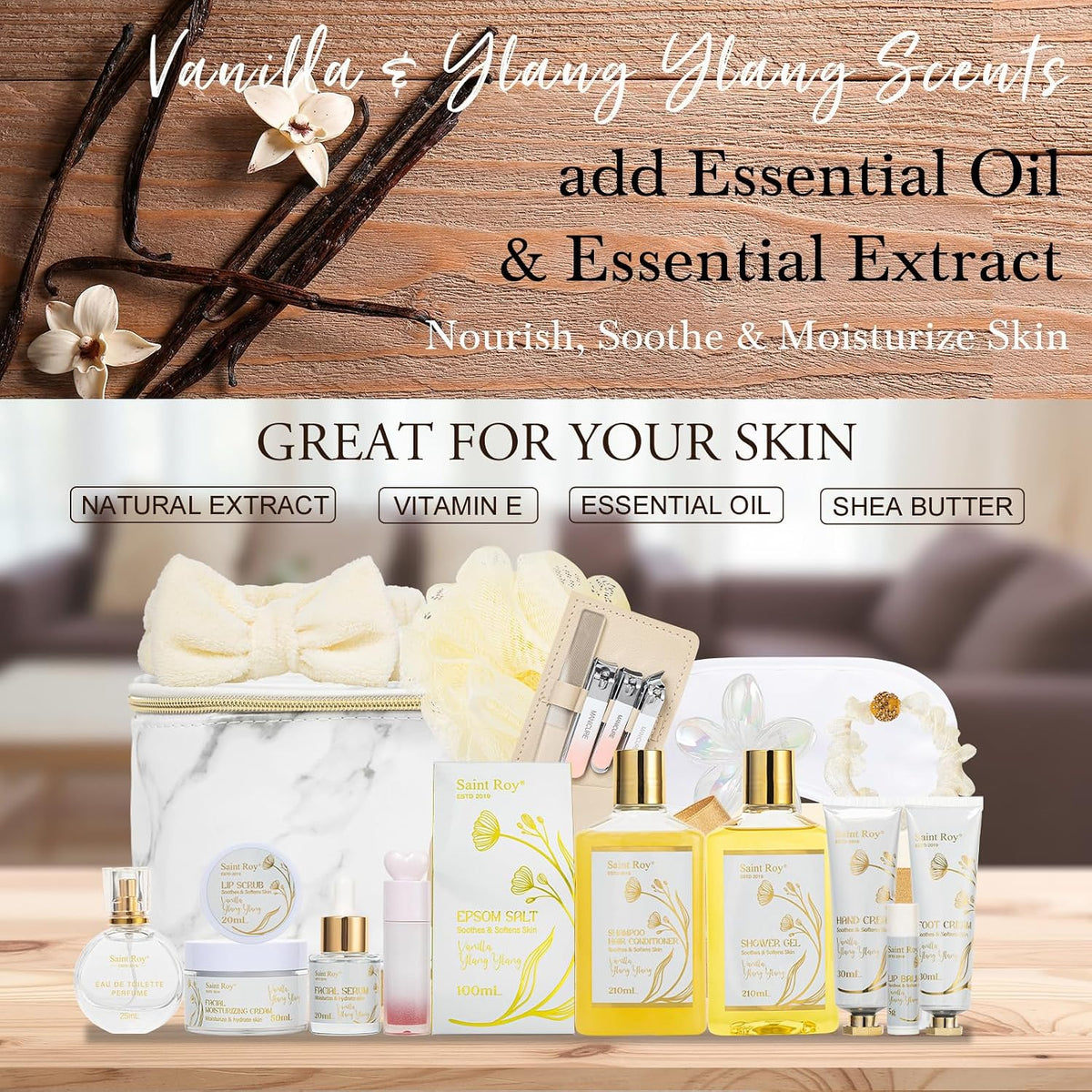 Spa Gifts for Women 23Pcs Mothers Day Gifts Happy Birthday Gift Baskets
