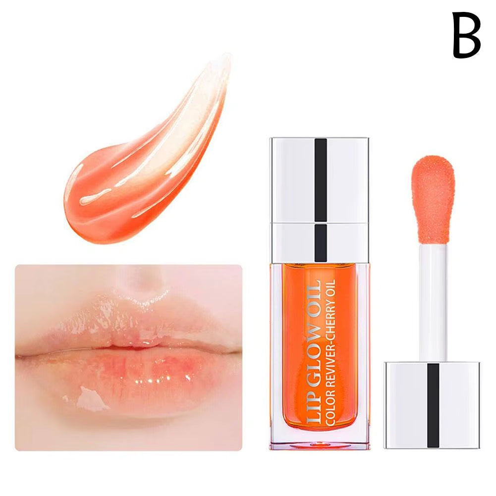 6Ml Hydrating Lip Oil Hydrating Plumping Lip Gloss Balm Lip Maximizer Lip Gloss Moisturizing Lipstick Tinted Lip Plumper Serum
