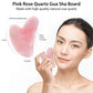 Natural Rose Quartz Jade Roller Gua Sha Scraper Set Facial Massager Roller Jade Stone Guasha Face Lift Skin Care Massage Tools