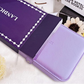 Small Jewelry Travel Case with Ring Holder, Earring Storage, Necklace Hooks & Removable Dividers, Lavender