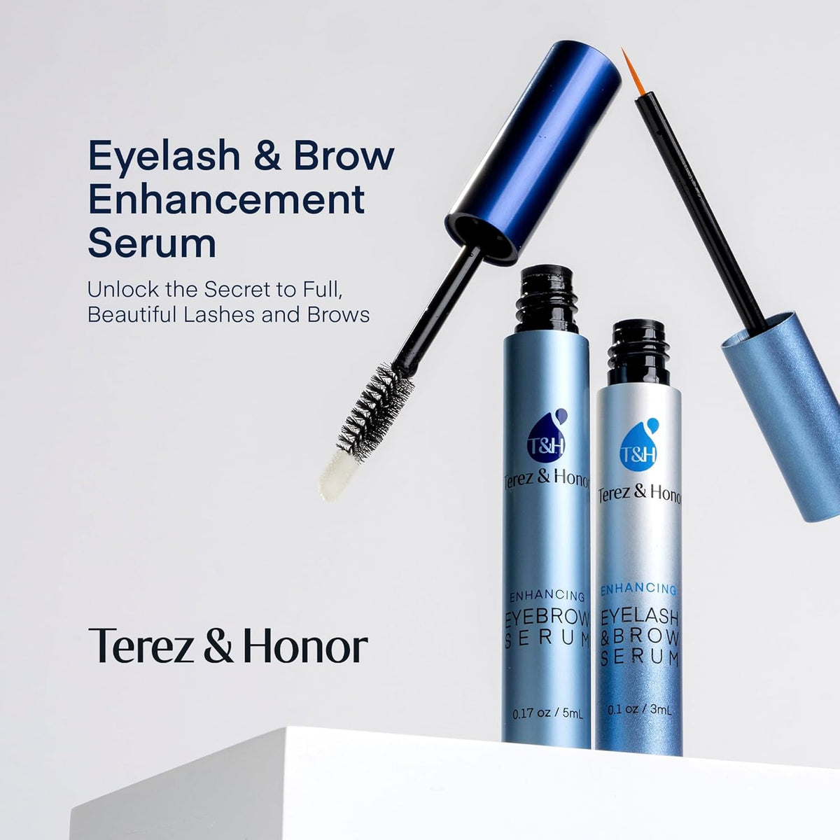 Eyebrow Growth Serum - Natural Eyebrow Serum and Enhancer for Thicker Brows and Grow Bows Faster, Longer, Fuller - 5Ml
