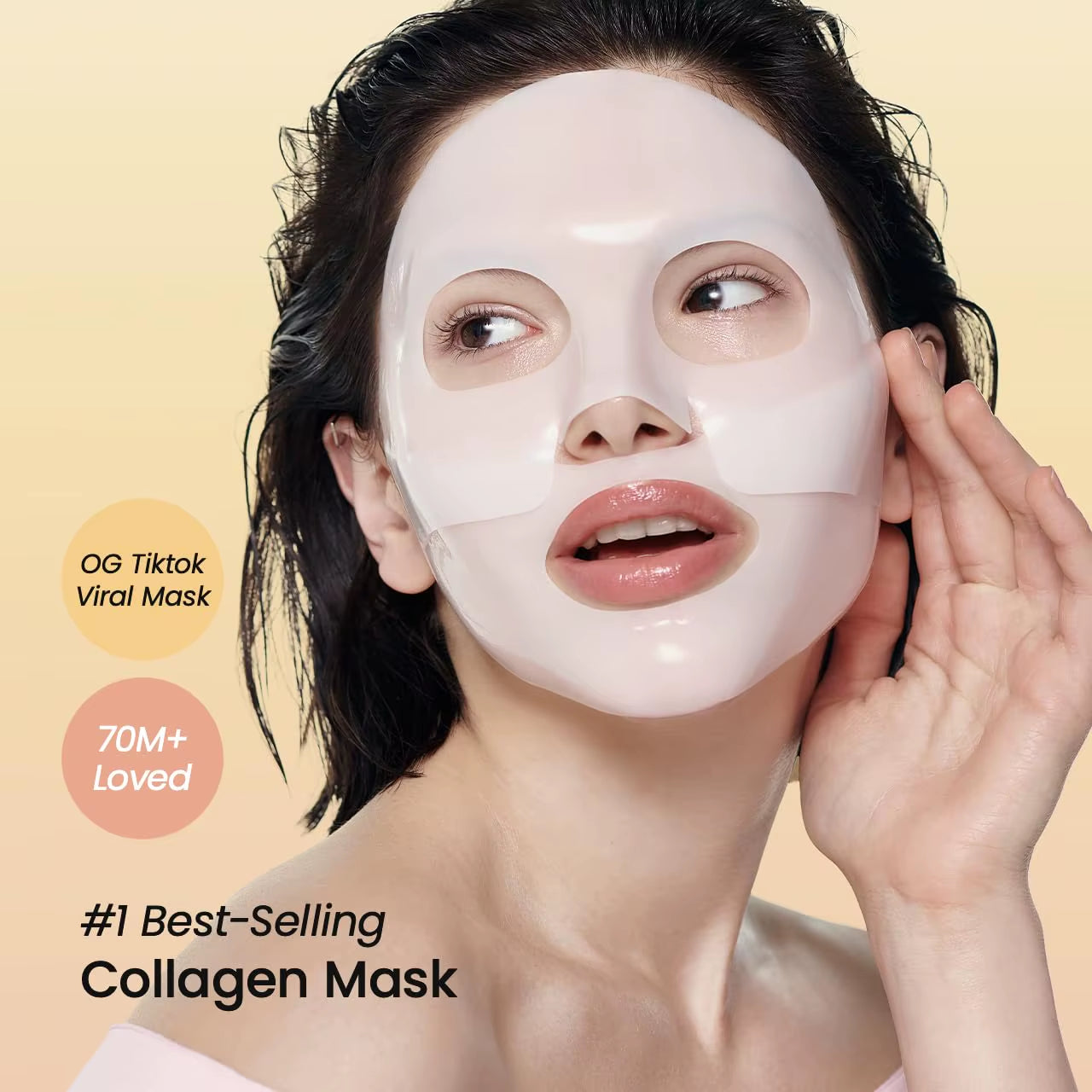 BIODANCE Bio-Collagen Deep Hydrating Gel Mask, Nighttime Moisturizing, Shrinking Pores, Improving Elasticity, Deep Hydration