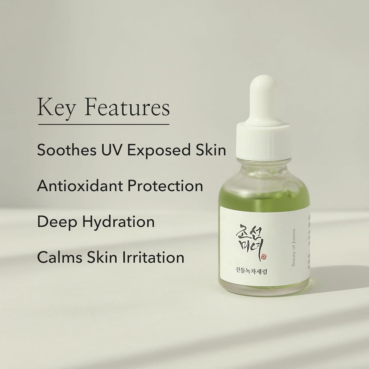 Beauty of Joseon Calming Serum Green Tea Panthenol Soothing, 30Ml(Exp 04/08/27)