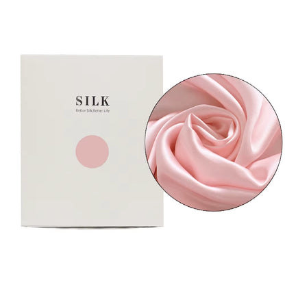 100% Pure Real Silk Pillowcase Two Sides Natural Mulberry Silk Pillow Case with Hidden Zipper Soft Breathable Good for Hair&Skin