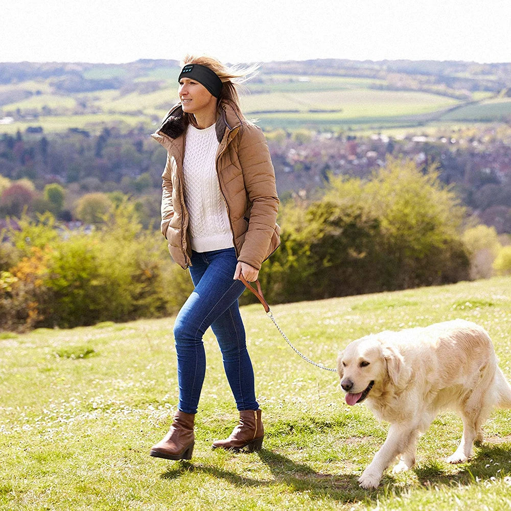 Sleep Headband, Enjoying Wireless Sleep Earbuds Noise Cancelling Headband Bluetooth Headphones with Speakers, for Sleep,Workout