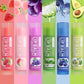 6Pcs/Set Multi Fruit Flavors Moisturizing Lip Balm Set Hydrating Makeup Daily Care Lip Balm Kit Skin Care