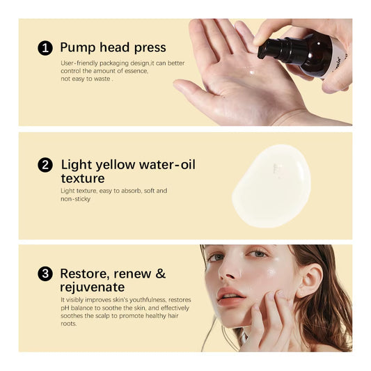 Organic Rosehip Oil Rose Hips Face Oils 30Ml Fast-Absorbing for Anti-Aging Scar Treatment Skin Care Moisturizer Face Oil