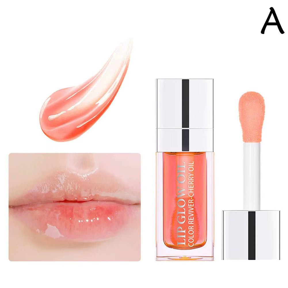 6Ml Hydrating Lip Oil Hydrating Plumping Lip Gloss Balm Lip Maximizer Lip Gloss Moisturizing Lipstick Tinted Lip Plumper Serum