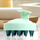 Silicone Shampoo Scalp Hair Massager Head Body Scalp Massage Brush Scalp Massage Brush Comb Magic Handle Brush Spa Massage Brush