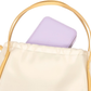 Small Jewelry Travel Case with Ring Holder, Earring Storage, Necklace Hooks & Removable Dividers, Lavender