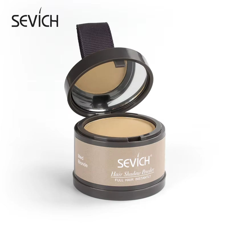 Sevich Hair Line Powder 4G Black Root Cover up Natural Instant Waterproof Hairline Shadow Powder Hair Concealer Coverage 13Color